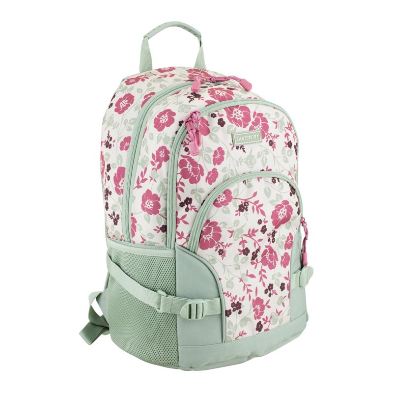 Unisex 18.5 Inch Athleisure Backpack with Multiple Compartments and Water Bottle Sleeves