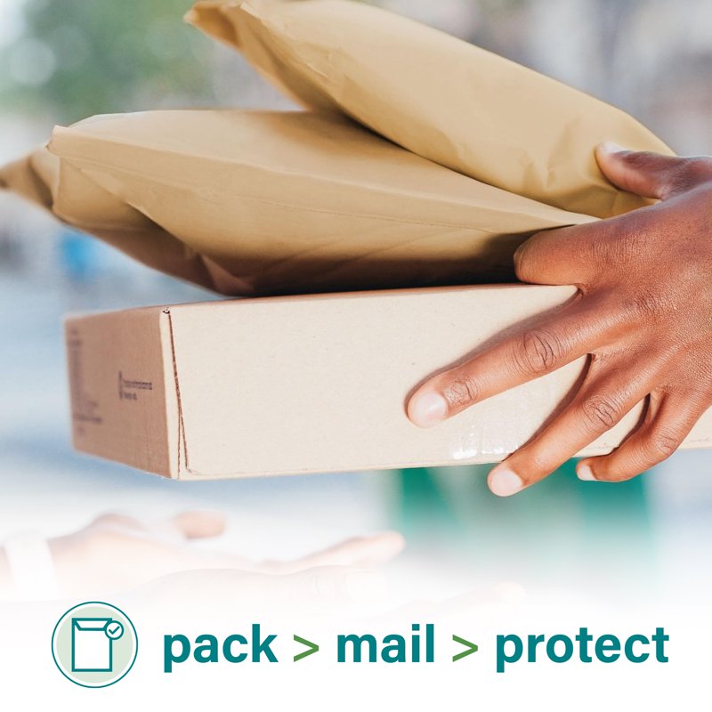 Eco-Friendly Paper Padded Mailers - Size 11x9, 50 Count for Shipping & Packaging