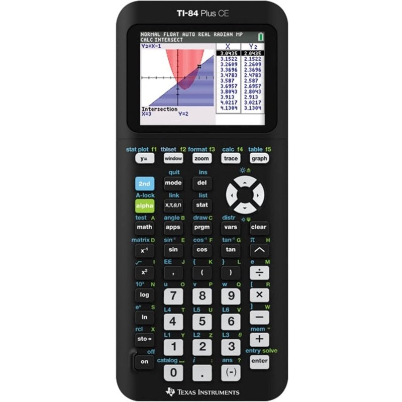 Graphing Calculator for High School & College with Color Display - TI-84 Plus CE