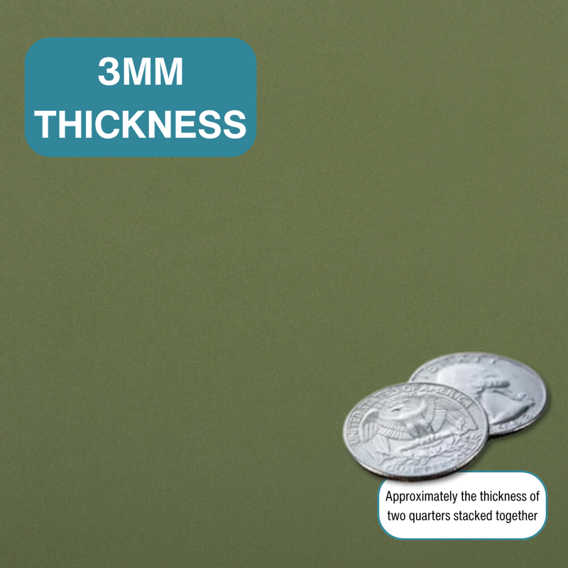 High-Density EVA Foam Squares 12x12 Inches 3mm Pack for Cosplay Crafts