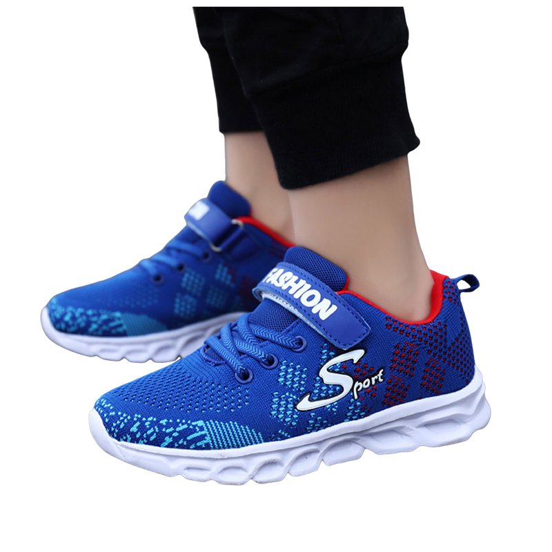 Kids Athletic Tennis Shoes Lightweight Mesh Sneakers for Boys Girls Size 11.5