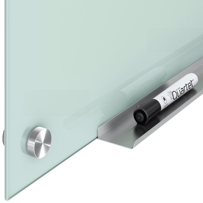 Quartet Infinity Glass Dry-Erase Board 24" x 18" Frosted Surface - Frameless