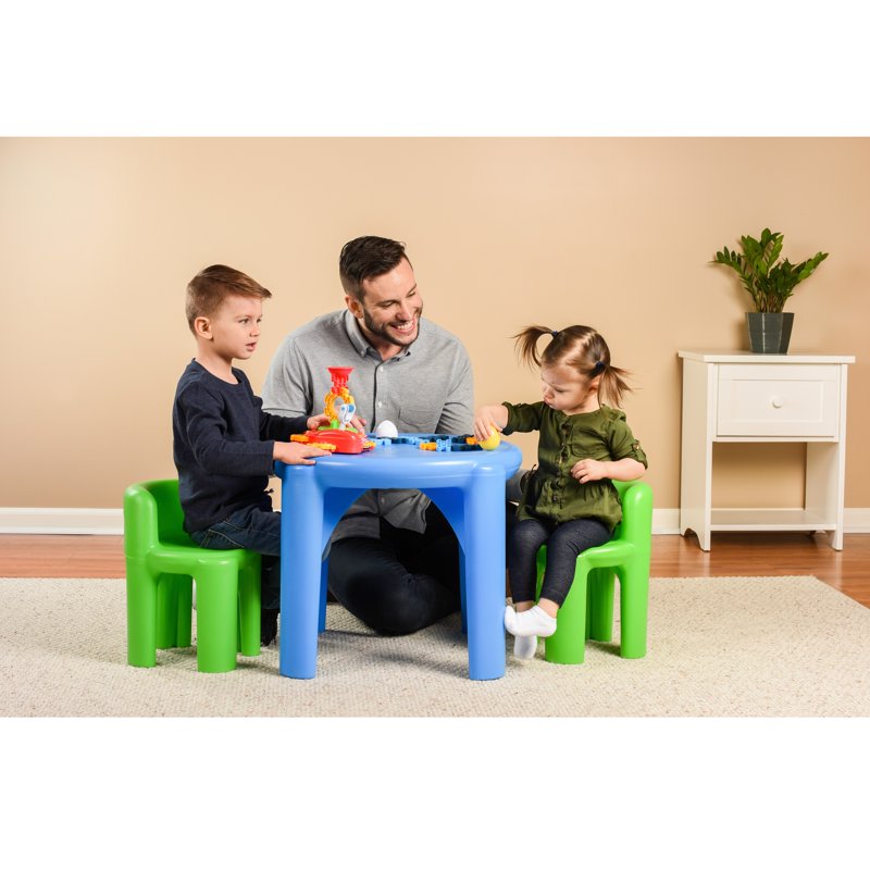 Kids Table and Chair Set - Multicolor Toddler Activity Furniture for Ages 2+
