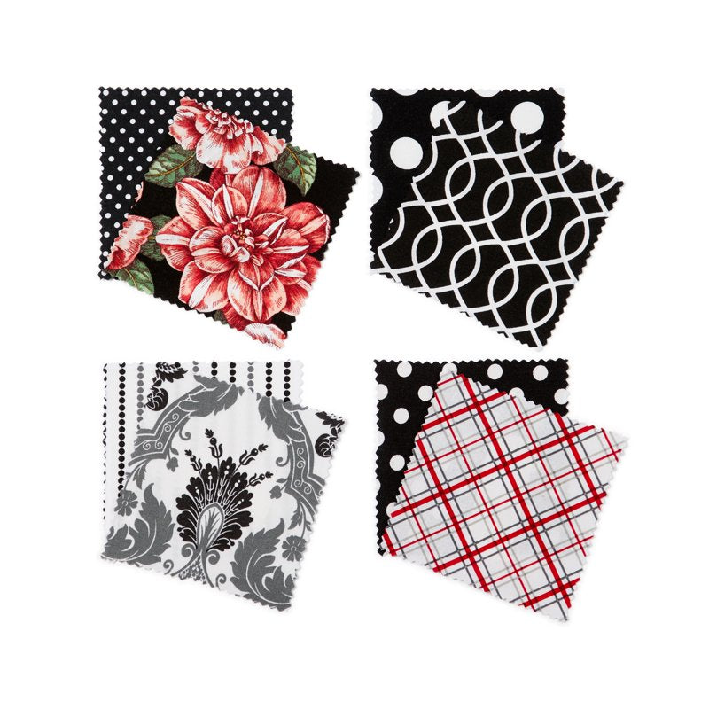 Cotton Quilt Fabric Bias Plaid Onyx 44 Inch Wide 2 Pack - Sewing & Craft Material