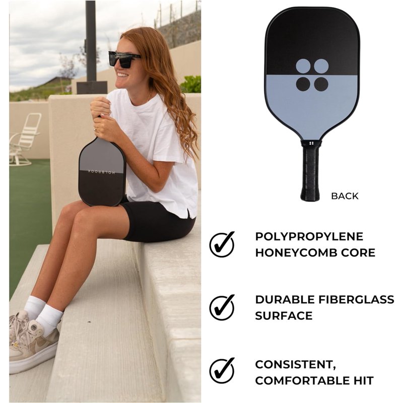 Holbrook Sport Series Pickleball Paddle - USA Approved, Midnight (One Size)