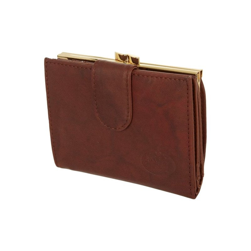 Women's Leather Card Holder Wallet with Multiple Card Slots and Storage
