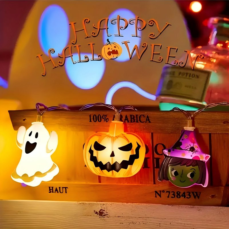 Halloween LED Fairy String Lights 20LED with 8 Modes Indoor Outdoor Decorations