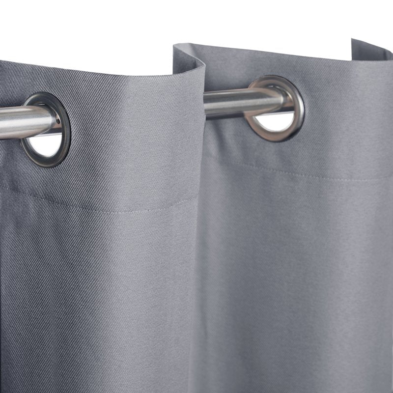 Blackout Grommet Curtain Panel - 30 Inch Wide, Room Darkening, Single Panel
