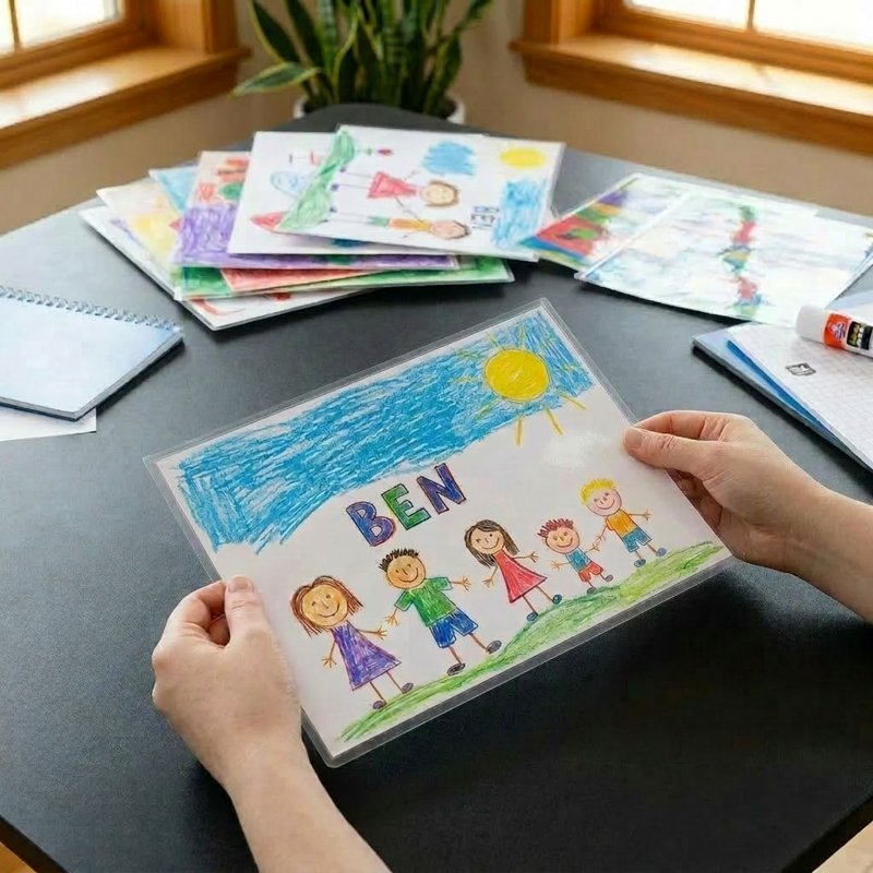 Self-Adhesive Laminating Sheets 9x12 Inches Pack of 50 for Photos & Documents