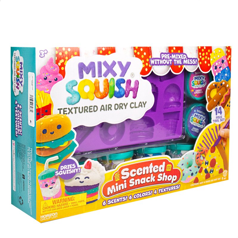 Kids Scented Air-Dry Clay Snack Shop Kit for Creative Play Ages 3+
