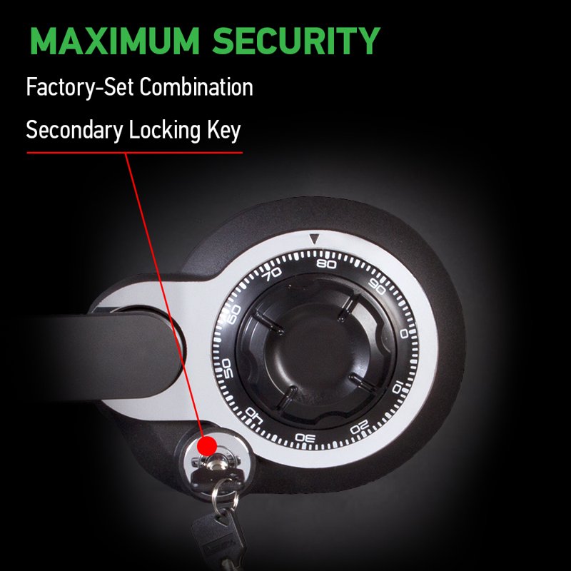 Fire and Water Resistant Security Safe 1.2 Cu Ft with Combination Lock