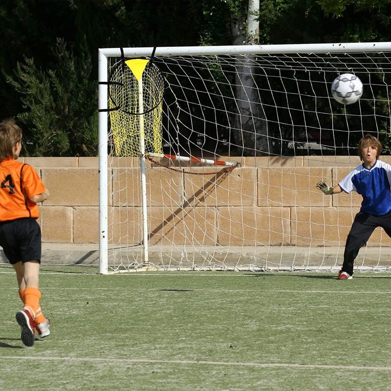 Soccer Top Bins Target Net for Goal Shooting Accuracy Training