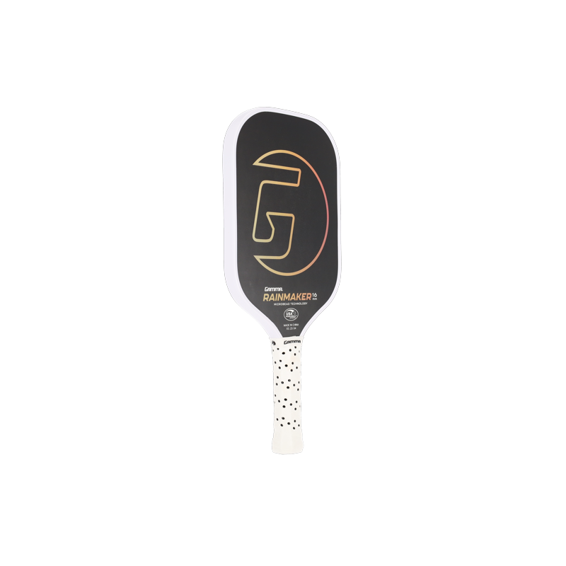 Gamma Rainmaker 16 mm Microbead Pickleball Paddle – Black (Variation: Rainmaker, 16 mm, Black)