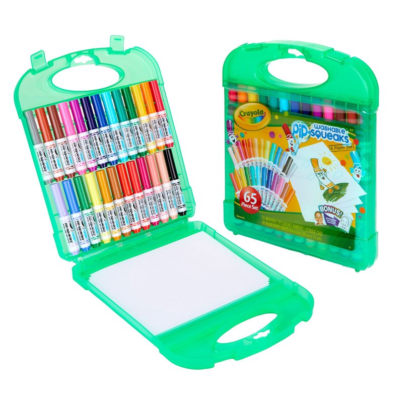 Washable Marker Set for Kids with Paper - Arts & Crafts Supplies, 25 Colors