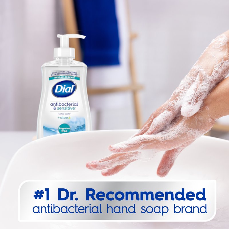Dial Hypoallergenic Fragrance-Free Liquid Hand Soap - 11 fl oz