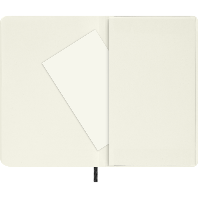 Pocket Notebook - Classic Black Soft Cover, 3.5 x 5.5 inches, FSC-Certified Paper