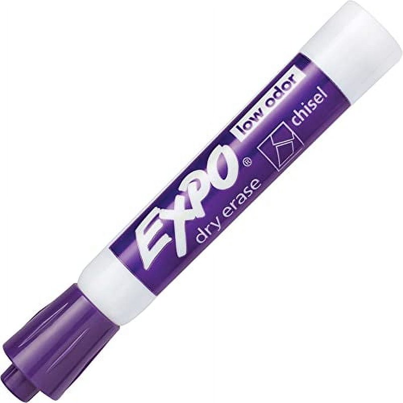 Low Odor Chisel Tip Dry-Erase Marker - Purple, Pack of 1