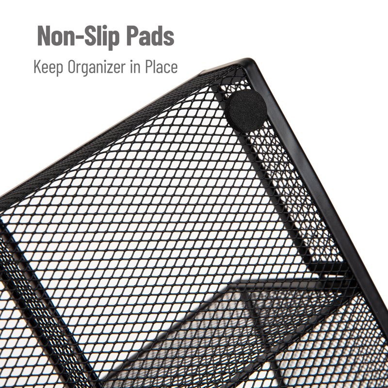 Desktop Organizer with Office Supplies - File Storage & Desk Storage Solution