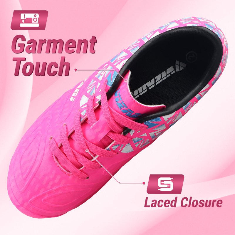 Vizari Pismo Junior Firm Ground Soccer Shoes for Kids - Pink (Variation 5)
