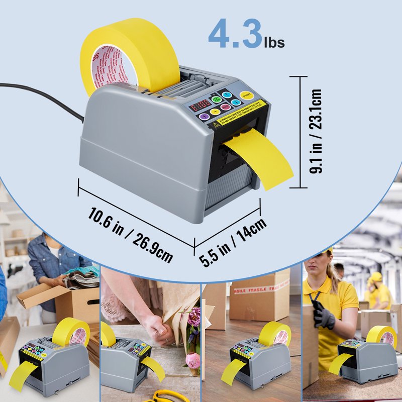 Electric Tape Dispenser Automatic Packaging Machine Fiberglass 110V