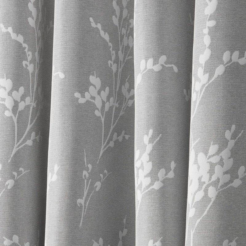 Room Darkening Grommet Top Curtain Panel Pair - Modern Linen Look, 52x96