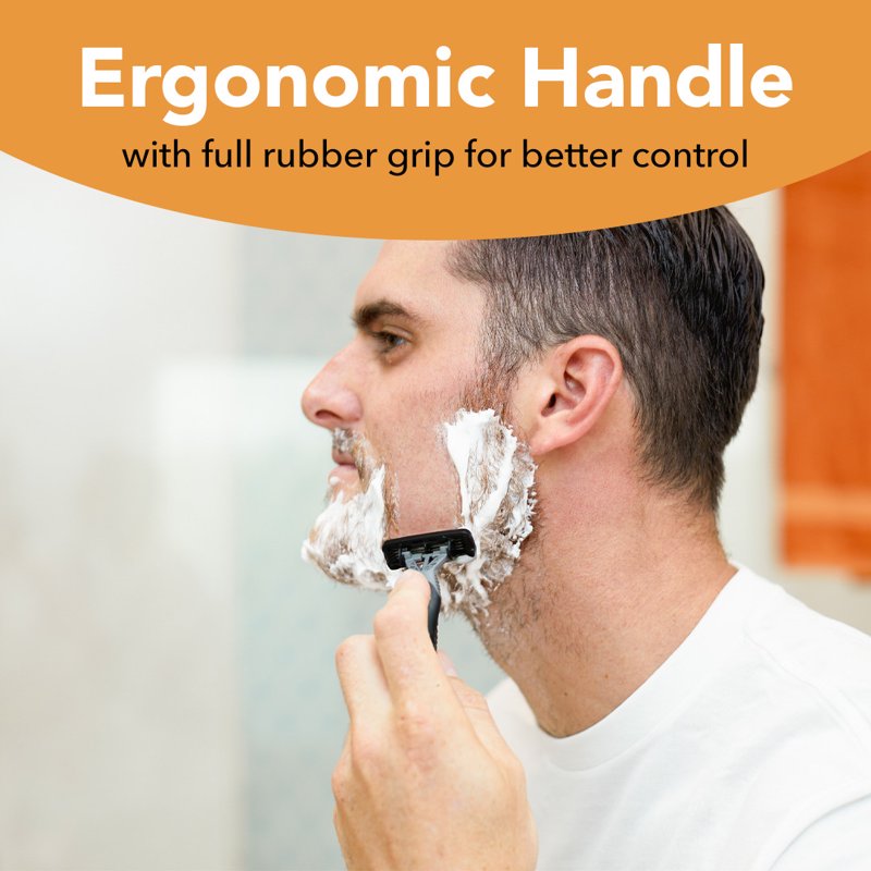 Men's Disposable Razor 4-Blade Sensitive Shave Pack of 30 - Multipack