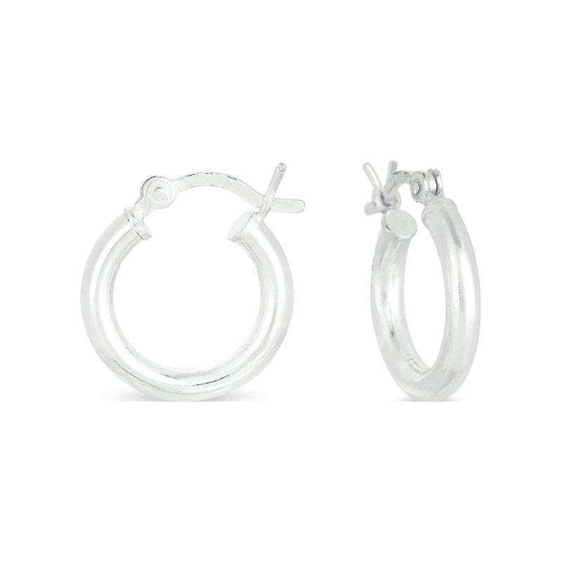 Sterling Silver Hoop Earrings Set for Women - Classic & Fashionable Jewelry