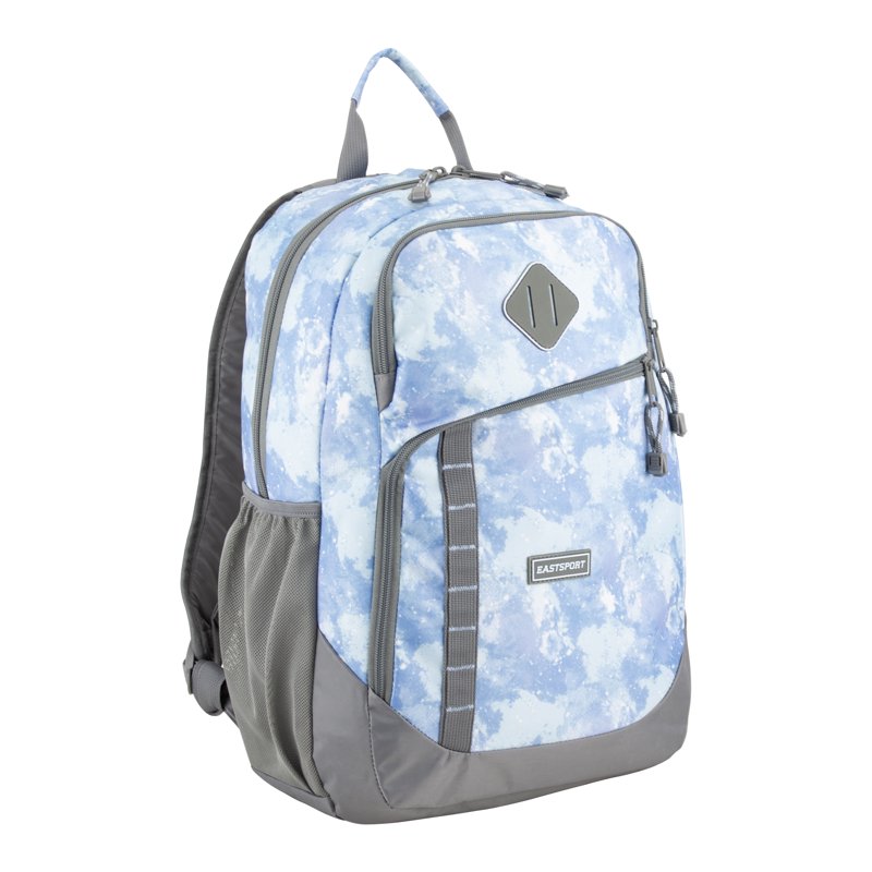 Unisex 18-Inch Sports Backpack with Water-Resistant Bottom and Laptop Sleeve