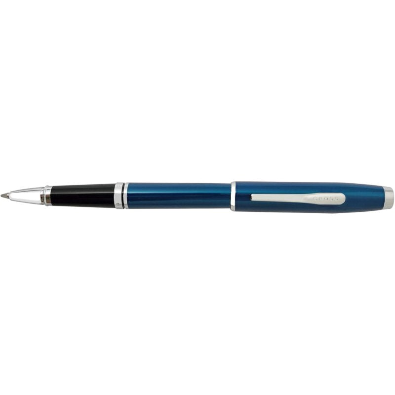 Cross Coventry Blue Lacquer Rollerball Pen - Elegant Writing Instrument