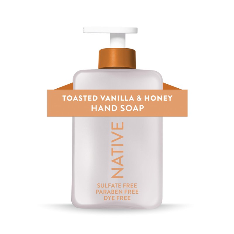 Native Liquid Hand Soap - Toasted Vanilla & Honey Scent, 6 Pack