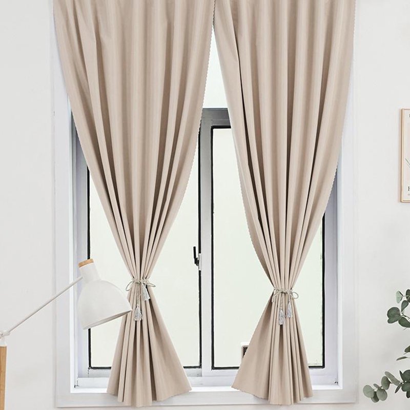 Velcro Style Blackout Window Curtains - Oversized Sunshade, No-Drill Installation