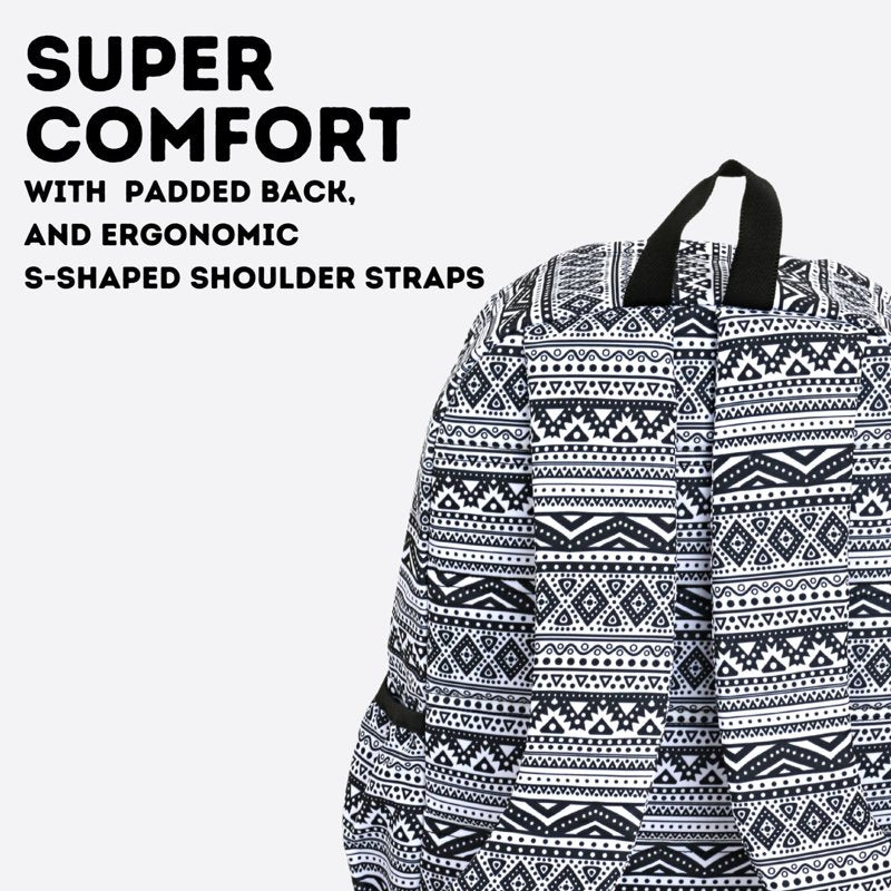 17-Inch School and Travel Backpack for Kids & Adults - Water-Resistant & Ergonomic