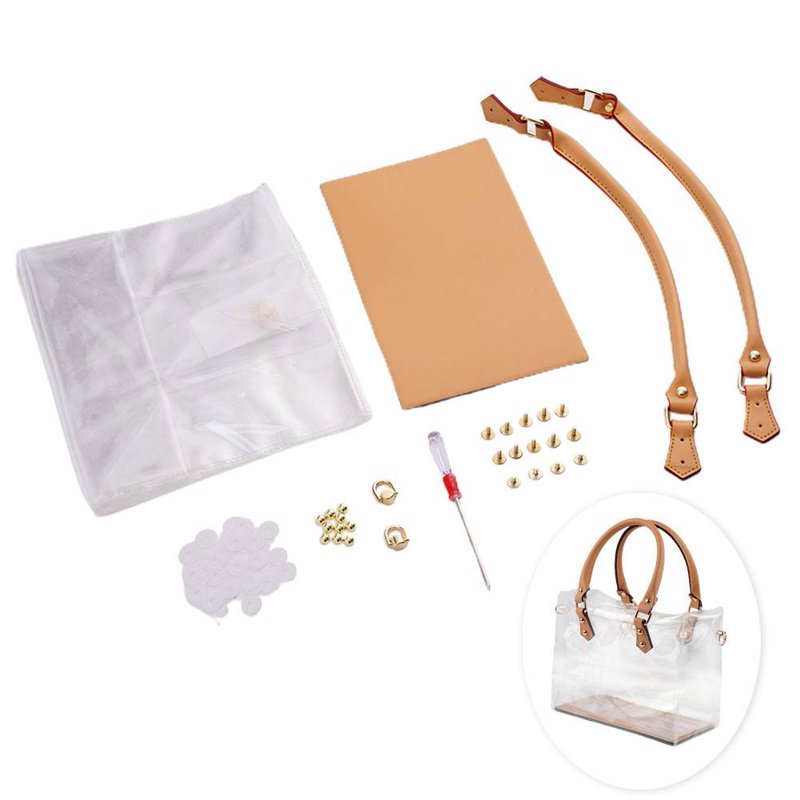 DIY Transparent Tote Bag Kit for Handmade Gift Bags and Craft Projects