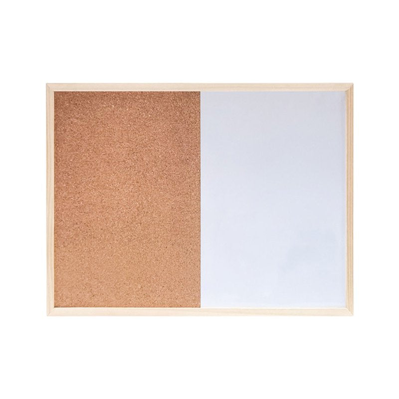 Magnetic Whiteboard Cork Board Combo 15.7x11.8 Inch Bulletin & Memo Board