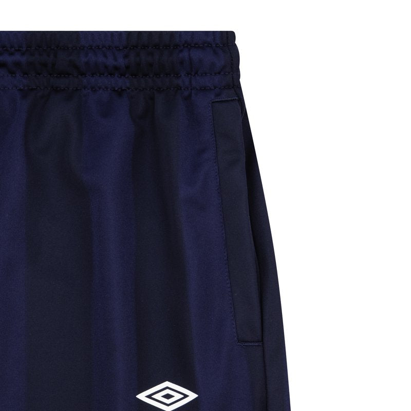 Umbro Men’s Baritone Navy Short with Panelled Jacquard - Baritone Blue/Brilliant White/Blue Fog, Size L