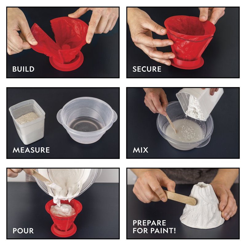 Build Your Own Volcano Science Kit for Kids and Teens Ages 8+
