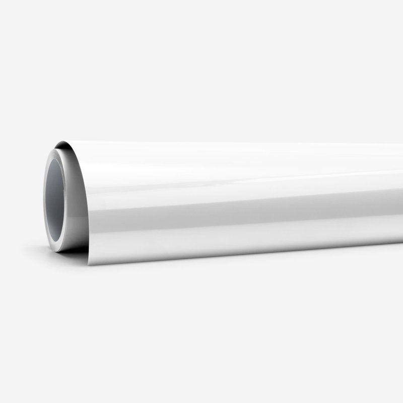Heat Transfer Vinyl Roll for Cricut & Cutting Machines 13in x 9ft - White & Black Options