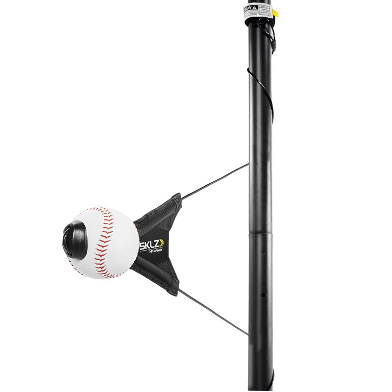 Baseball Swing Trainer with Tethered Ball & Adjustable Height - Practice Aid