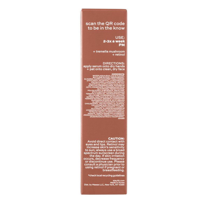 Hydrating Night Serum with Retinol for All Skin Types - 1 oz