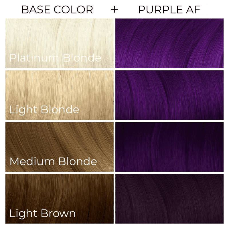 Vegan Semi-Permanent Hair Dye - Vibrant Purple Color, 4 Fl Oz