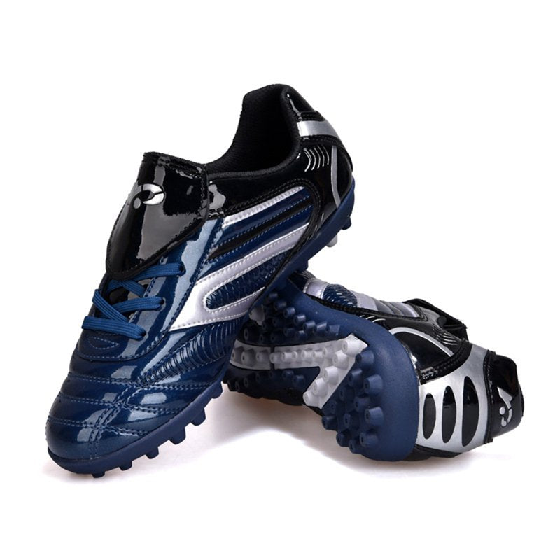 SXcggal Kids Football Training Shoes - Lightweight Casual Sneakers, ZDark Blue 14-14.5 Years