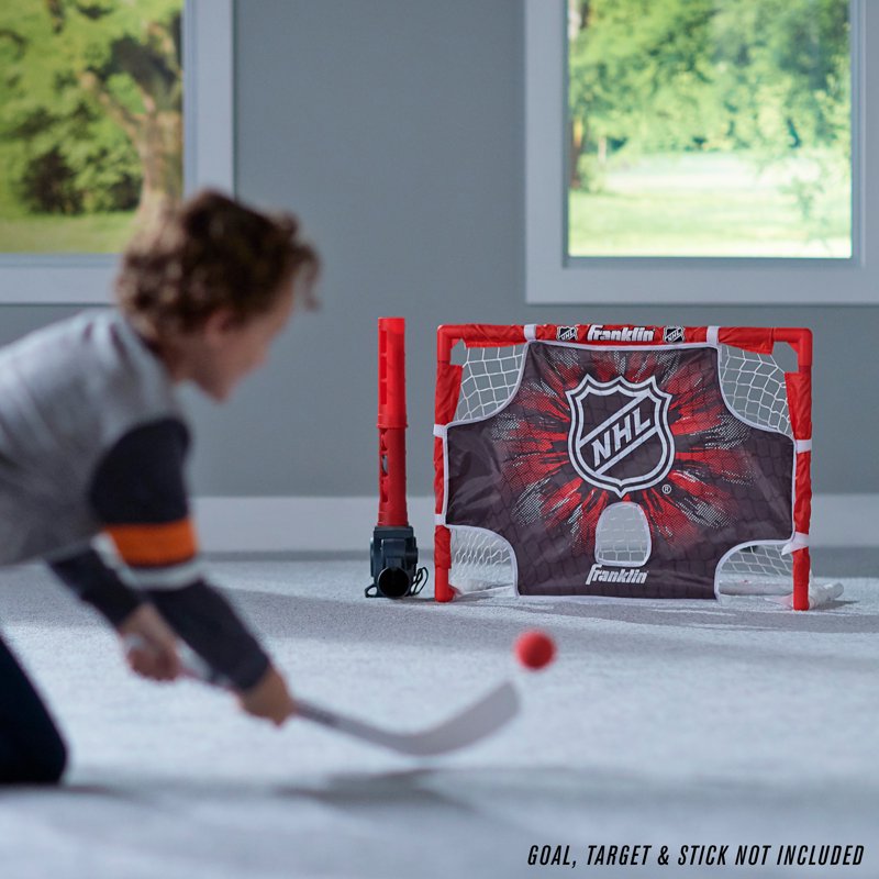 Mini Hockey Ball Passer - Automatic Foam Ball Shooter for Kids & Hockey Practice