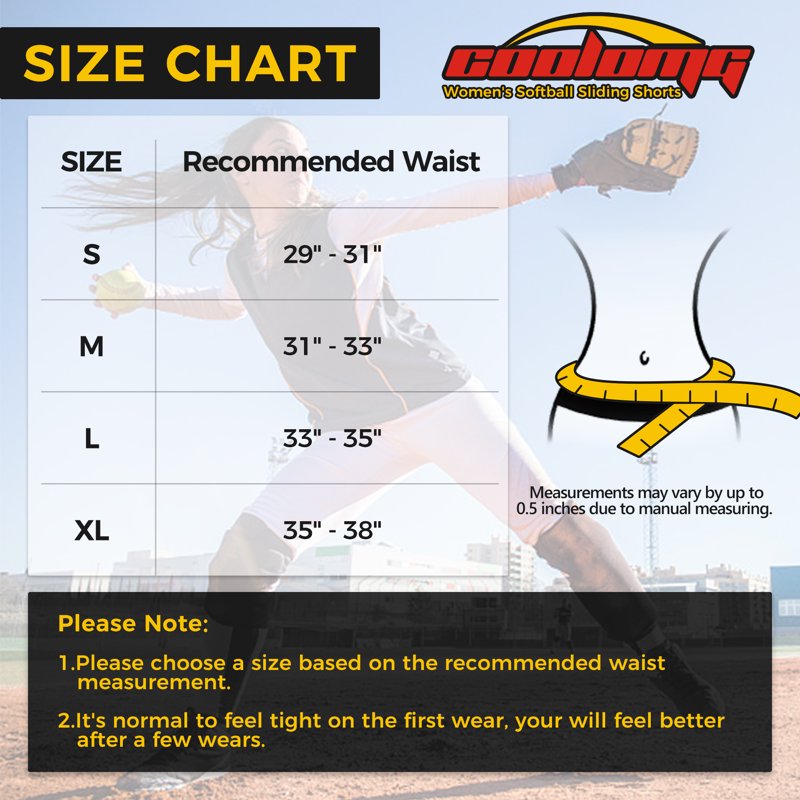 Women’s Padded Softball Sliding Shorts Compression Baseball Slider Shorts