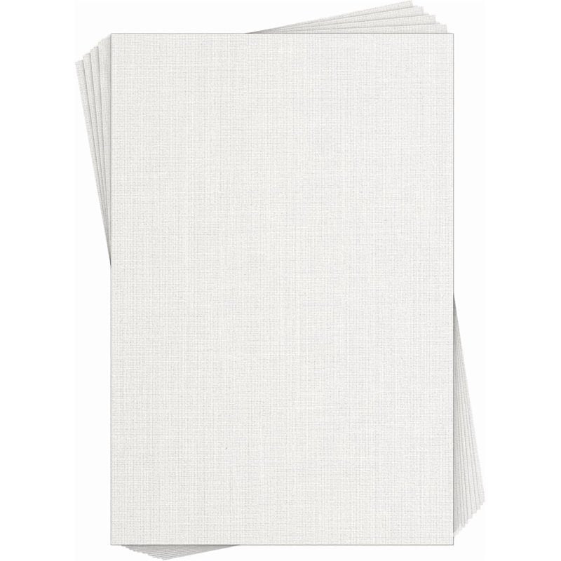 Heavyweight Linen Textured Cardstock 130lb White 11x17 - 100 Sheets for Invitations & Projects