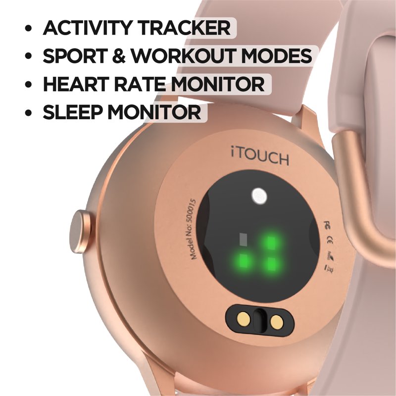 Smart Watch Fitness Tracker for Women & Men - 43mm Multi-Sport Activity Monitor