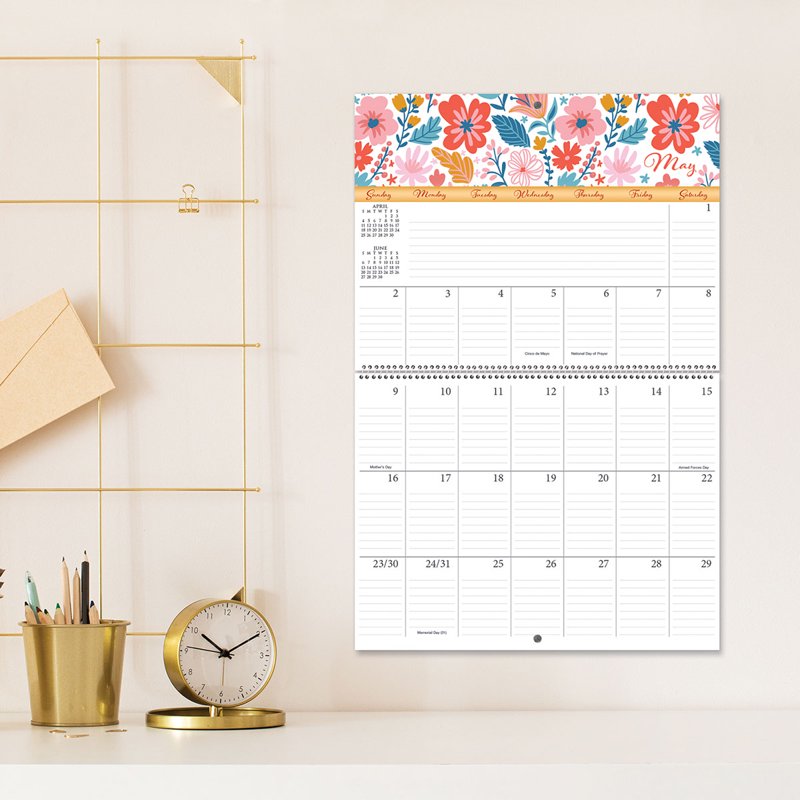 Large Wall Calendar 2027 - Monthly Grid Organizer for Home & Office