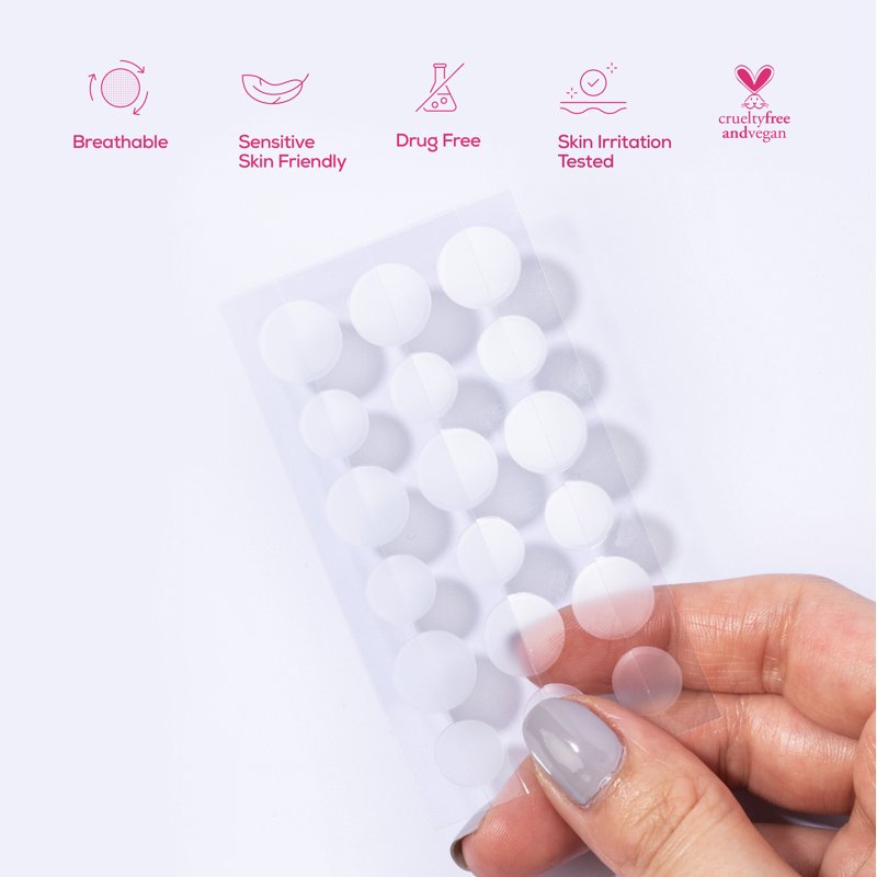Hydrocolloid Acne Patches for Blemish Treatment - Latex-Free, 36 Count