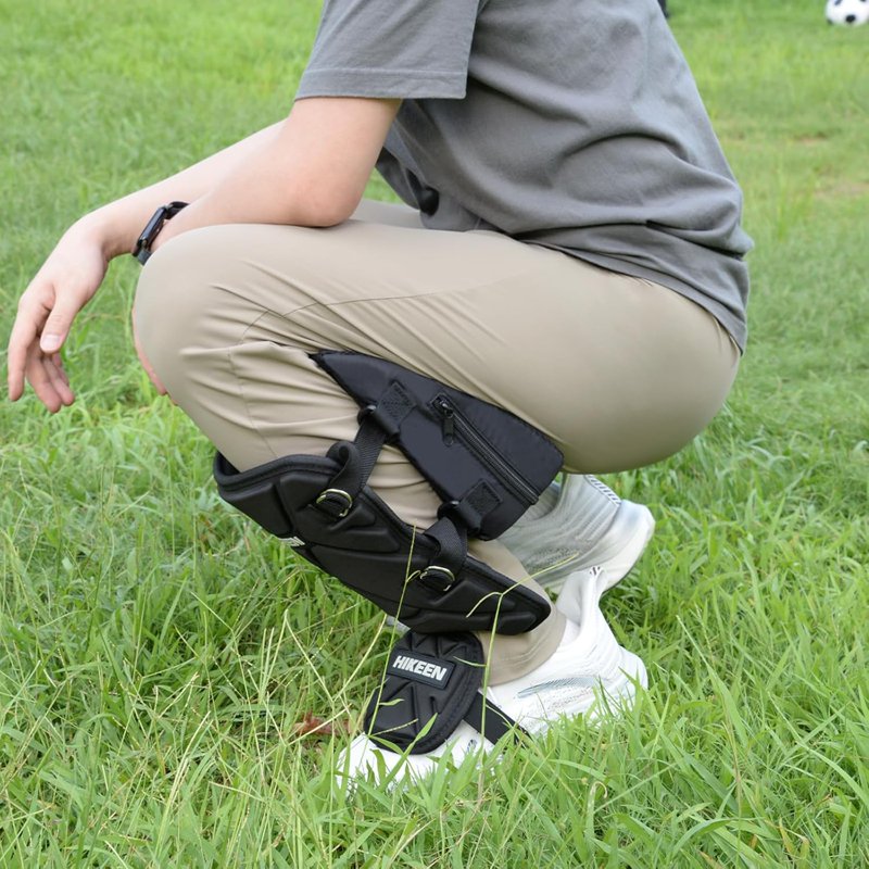 Youth Catcher Knee Support Pads with Removable Wedge for Baseball Softball - Small & Large