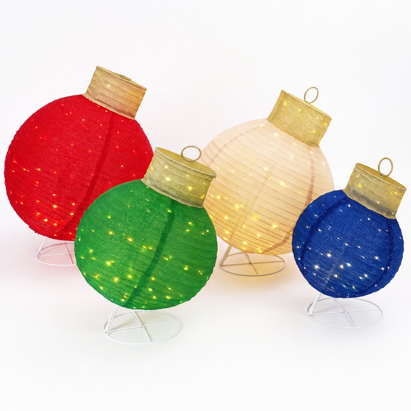 Christmas Lantern String Lights 350 LED Indoor Outdoor Decor Set