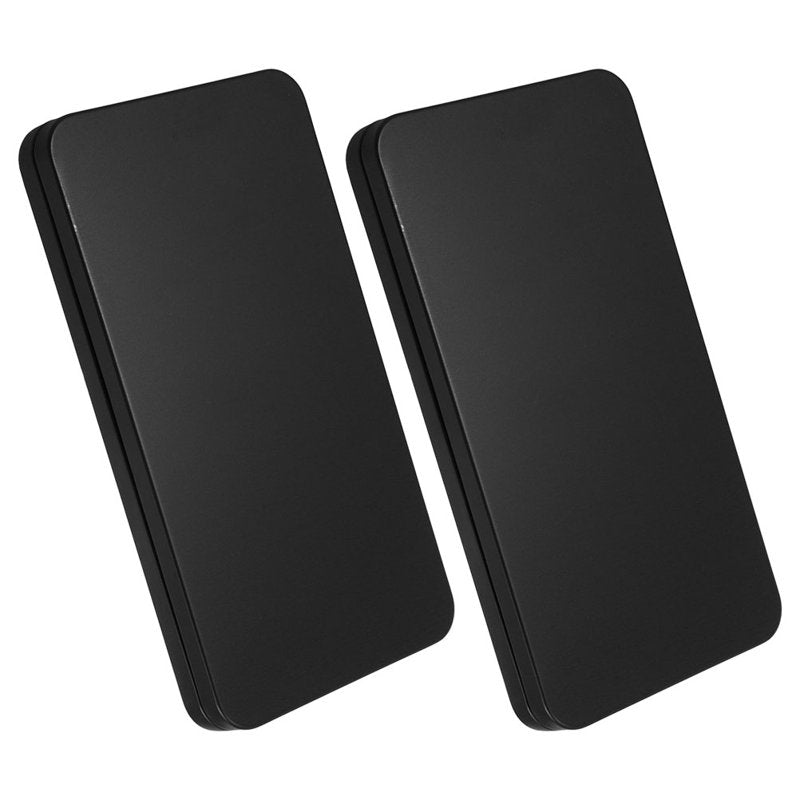 Black Cash Tray Organizer for Bills Coins & Jewelry - 2 Pack